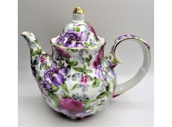 Victoria's Garden Floral Teapot