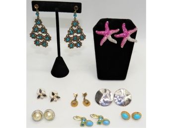 Stylish Earrings - 8 Pairs Assorted Lot