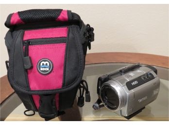 Canon VIXIA HG10 Hard Drive Camcorder & Rock Red Camera Bag