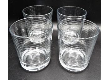 Stylish Glassware Drinking Glasses - Set Of 4