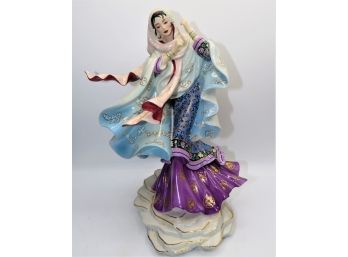 The Franklin Mint 'spirit Of Purity' By Caroline Young Fine Porcelain Figurine