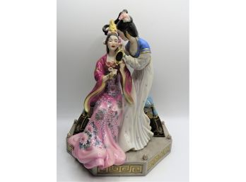 The Franklin Mint 'sisters Of Spring' By Caroline Young Fine Porcelain Figurine