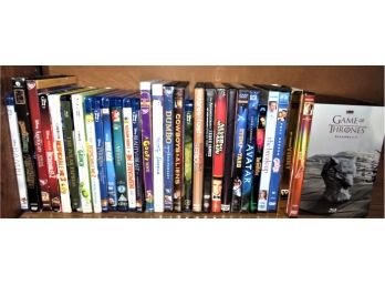 Assorted Lot Of DVD, Blu-ray Movies - 30 Total