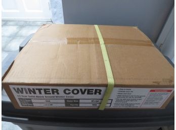NEW POOL COVER Winter Cover  - 10 Year Solid Above Ground Winter Cover For Pool Size 15' X 30' - New In Box