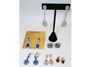 Assorted Stylish Earrings - 6 Pairs
