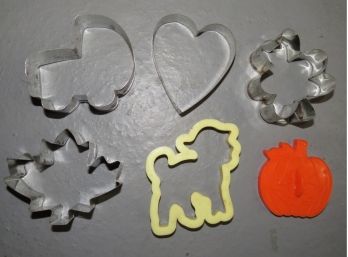 Assorted Lot Of Cookie Cutters