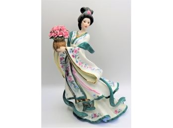 The Danbury Mint 'the Rose Princess' By Lena Liu Figurine