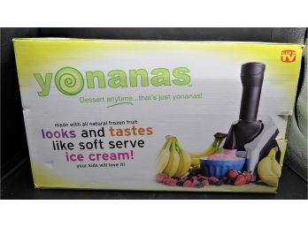 As Seen On TV YONANAS Healthy Frozen Treat Maker - New In Box