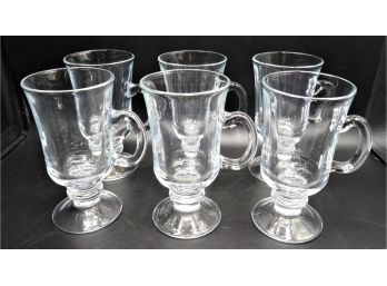 Glass Irish Coffee Drinking Glasses - Set Of 6