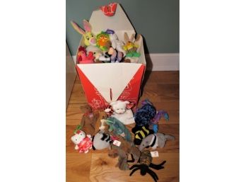 Assorted Lot Of Plush Toys Including Beanie Babies