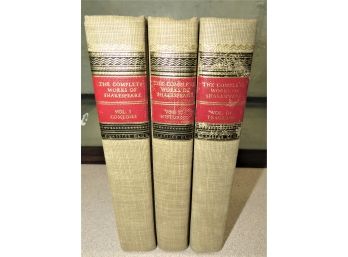 The Complete Works Of Shakespeare Volumes 1-3  (comedies/histories/tragedies)