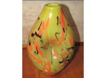 Unique Multi-colored Glass Vase