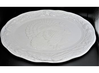 A. Santos Ceramic Turkey Platter
