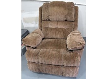 Comfortable Fabric Reclining/swivel Armchair