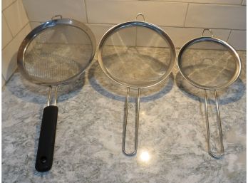 Hand Strainers - Assorted Set Of 3