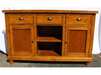 Stylish 3 Draw Buffet/Credenza With Storage Cabinets