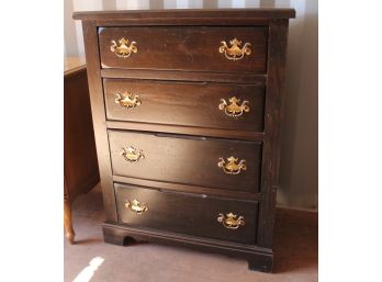 Vintage Solid Wood 4 Drawer Dresser