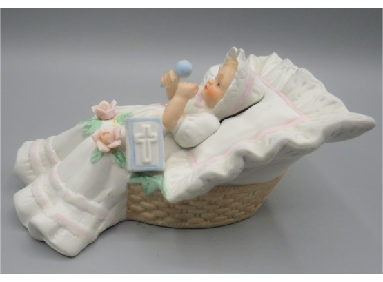 1990 Enesco Corp. G.g. Santiago Ceramic Baby Figurine