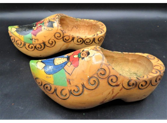 Pair Of Wooden Shoes Made In Holland