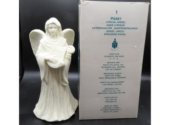 Partylite Ceramic Lyrical Angel In Original Box