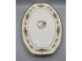 Union K Made In Czechoslovakia Floral Print Platter