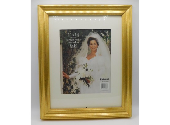 Gold Tone 11x14 Wooden Picture Frame