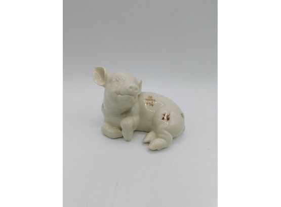 Adorable Lenox  Pig Figurine  China Jewels Collection 1996