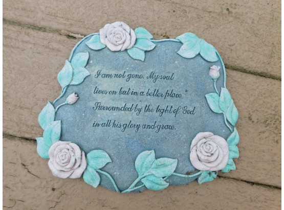Memorial Quote Decorative Garden Stone
