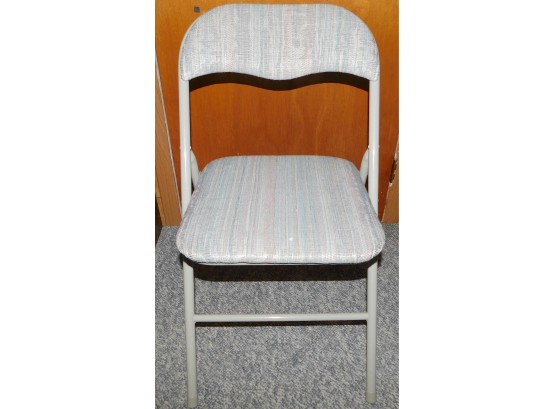 Cushioned Metal Framed Folding Chair