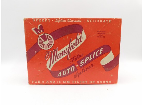 Vintage Mansfield Film Auto-Splice Splicer