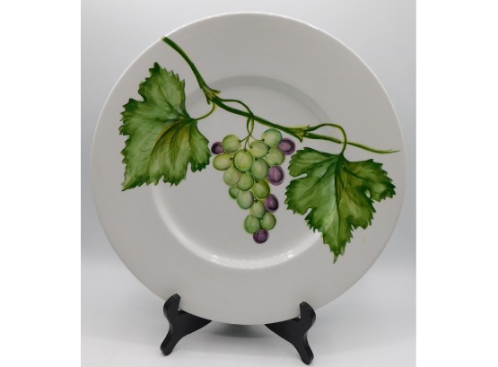 Italian Hand Painted Grape Serving Platter