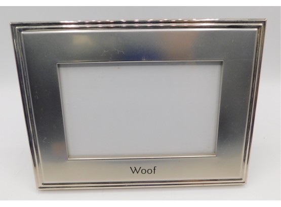 Malden 'Woof' Silver Tone Picture Frame