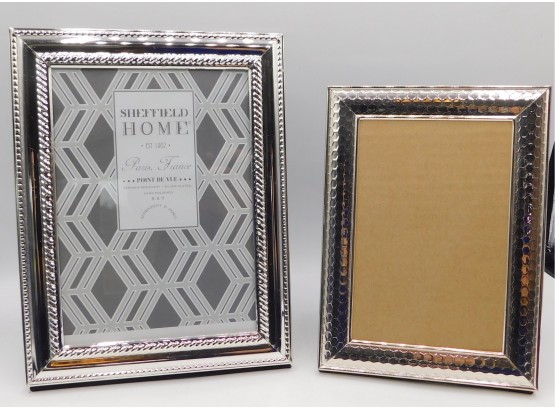 Sheffield Home & Huntington Gallery Silver Tone Metal Picture Frames - Set Of Two
