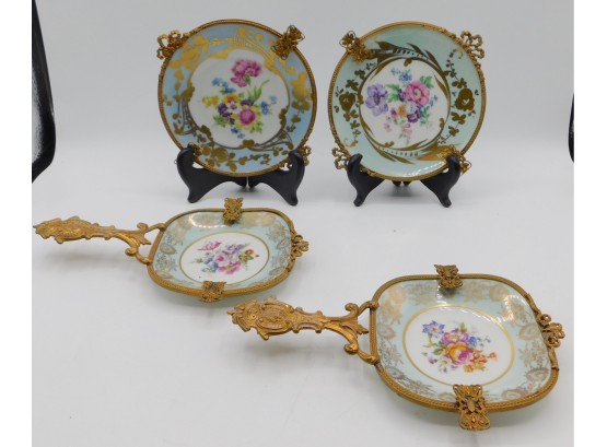 Limoges France Decorative Plate Set - Set Of Four