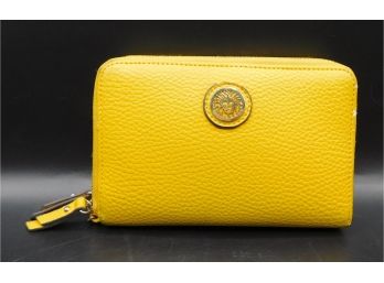 Anne Klein Yellow Zipper Wallet
