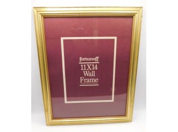 Fortunoff Gold Tone Wooden Picture Frame