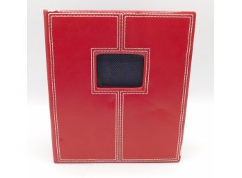 Red Leather Photo Album For 4x6 Photos