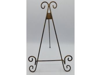 Brass Tone Small Metal Easel