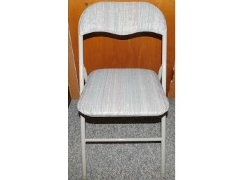 Cushioned Metal Framed Folding Chair