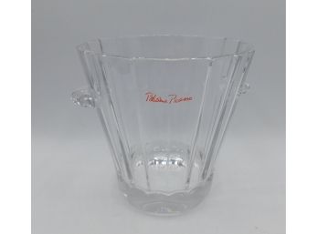 Stunning Paloma Picasso Round Cut Crystal Ice Bucket VILLEROY & BOCH Signed