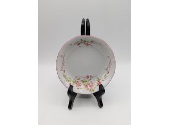 St. Martin Quality Porcelain Limoges Pink Flower Dish