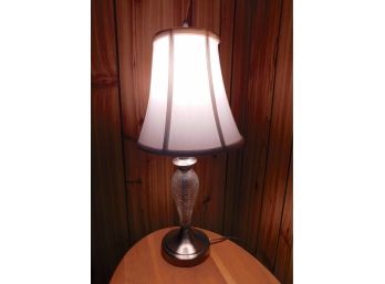 Crackled Glass Table Lamp