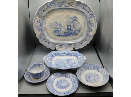 Vintage Ridgeways Oriental China Set - 12 Pieces Total