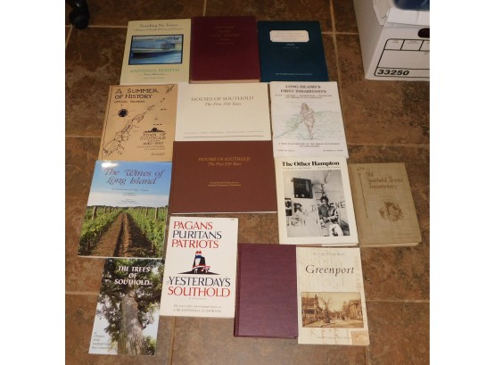 Assorted Lot Of Southhold History Books