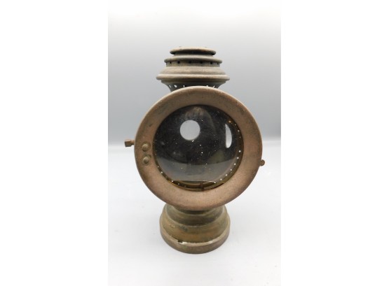 Vintage Never-out Brass Insulated Kerosene Safety Lamp