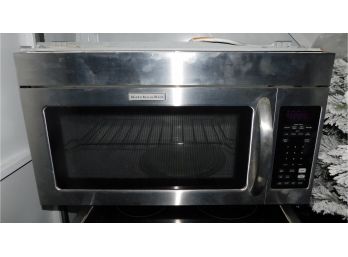 Stainless Steel Kitchen Aid Household Microwave 2009 Model #TRY5224519
