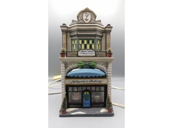 Vintage Collectible Department 56 Lafayettes Bakery Lighted Porcelain House Decor