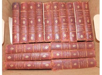 Assorted Lot Of Walter Scott Antique Novels - 16 Total