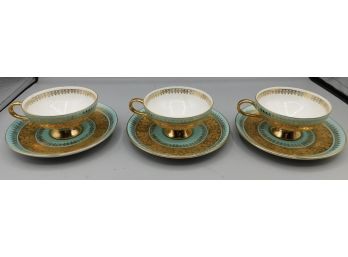 Lovely Vintage Bavaria #6771 Fine China Tea Cup Set - 6 Sets Total