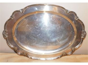 Vintage Silver Plated Serving Tray